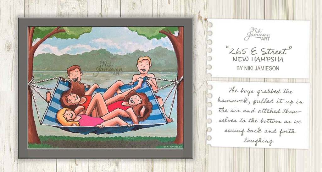 Painting within the series of 265 E Street, South Boston