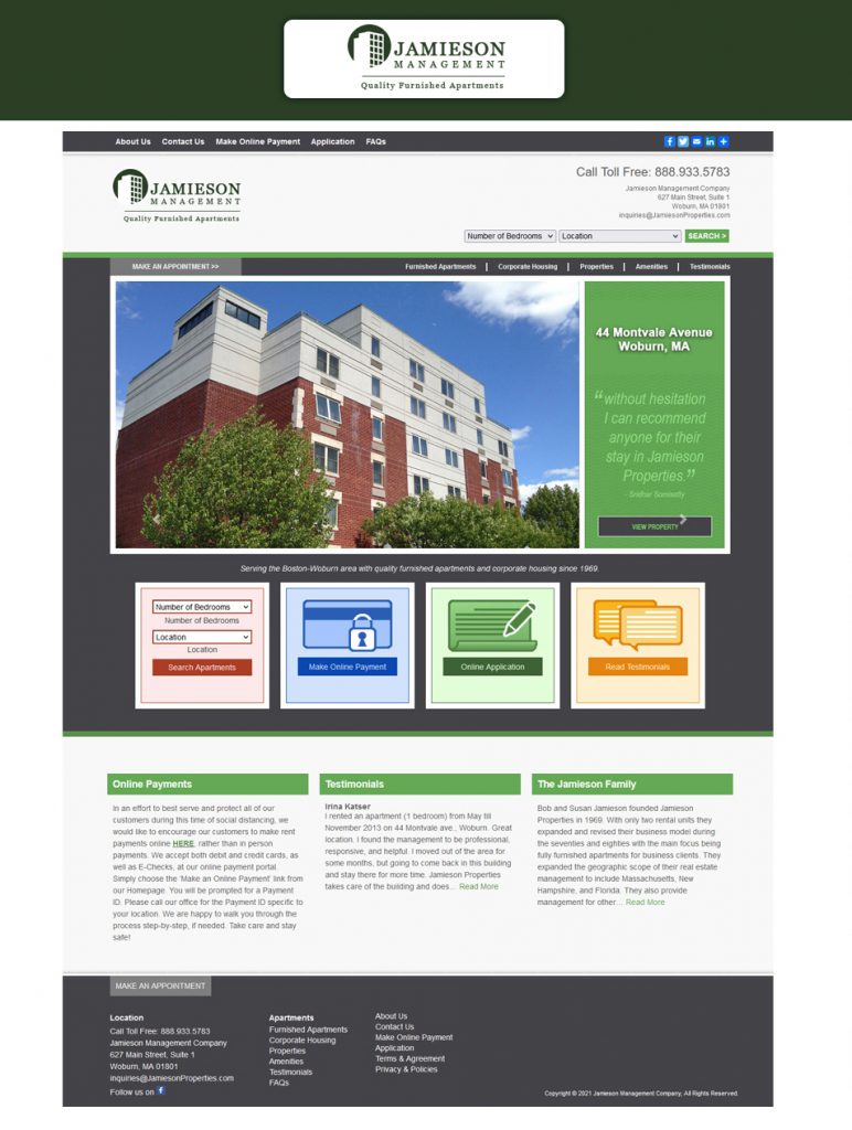 Jamieson Properties Brand Design