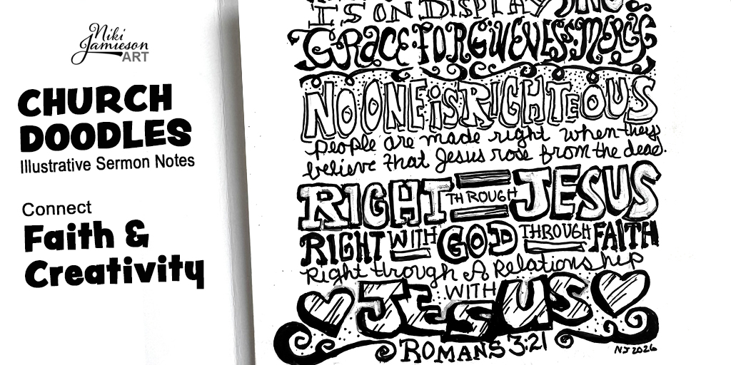 Church doodles by Niki Jamieson