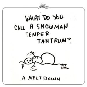 Illustrated Snowman Jokes