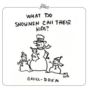 Illustrated Snowman Jokes