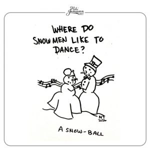 Illustrated Snowman Jokes