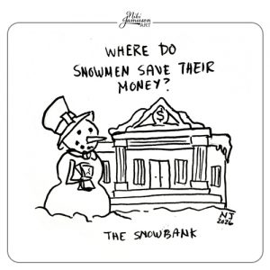Illustrated Snowman Jokes