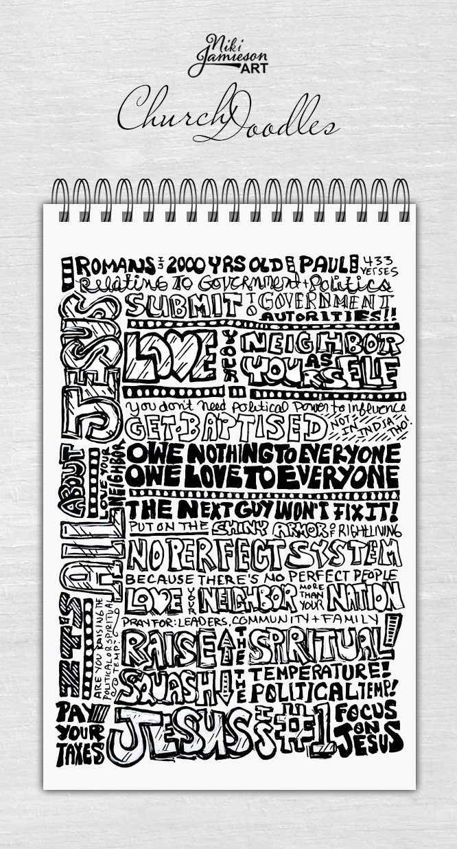 Niki Jamieson Church Doodles