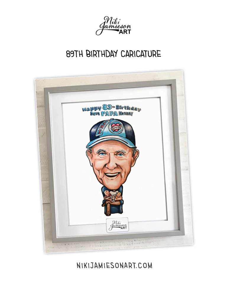 Birthday Caricature Gift Boston