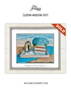Custom Wedding Gift Illustration