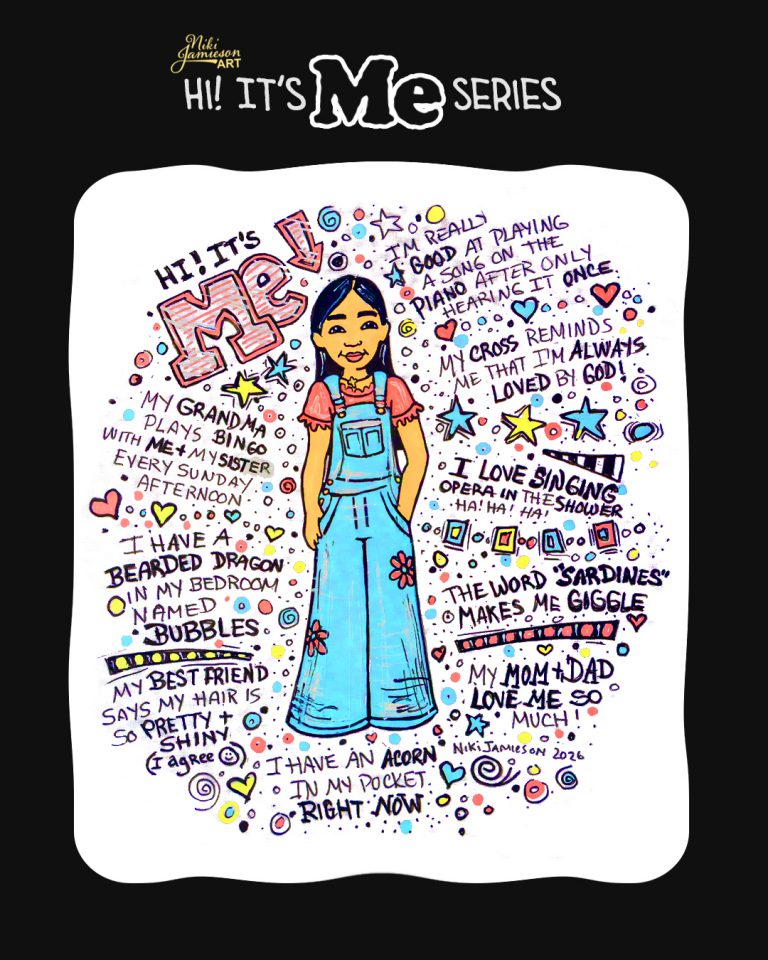 Girl-Positive Doodle Illustrations | Empowering & Fun Graphics for Girls