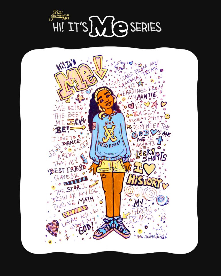 Girl-Positive Doodle Illustrations | Empowering & Fun Graphics for Girls