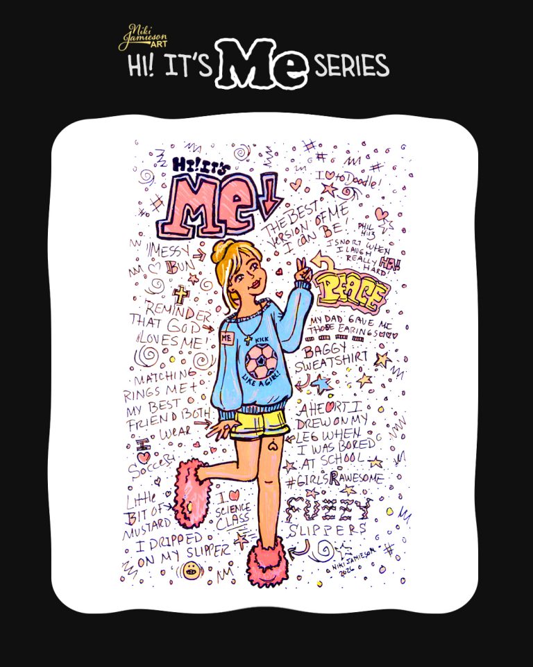 Girl-Positive Doodle Illustrations | Empowering & Fun Graphics for Girls