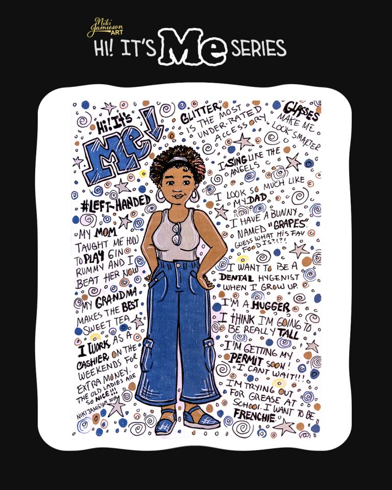 Doodle-a-day: Hi! It's Me Illustrations