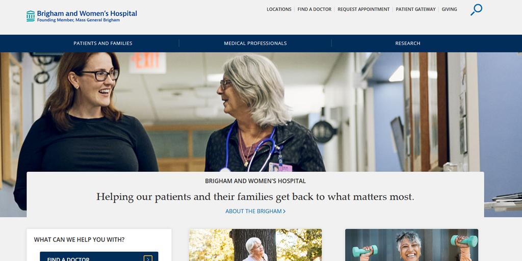 Development for Brigham & Womens Hospital