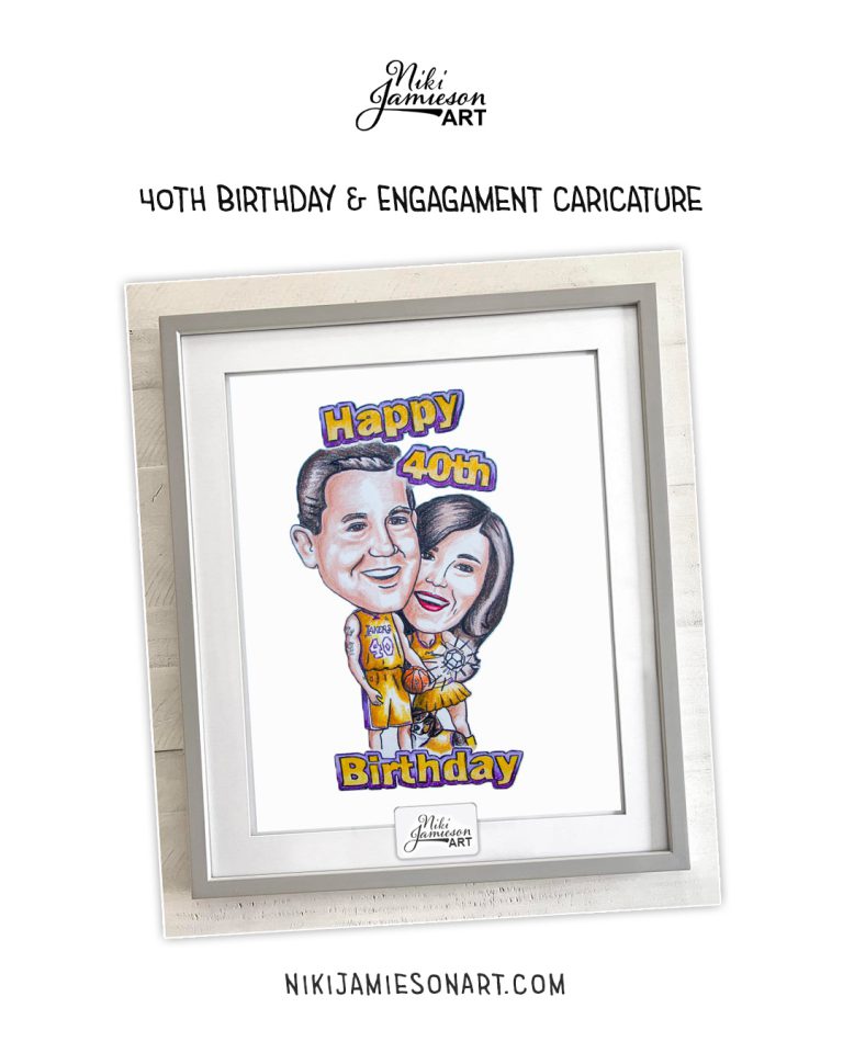 Birthday Caricature Gift Boston