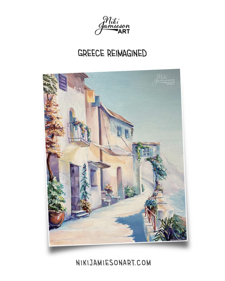 Greek Landscape by Niki Jamieson