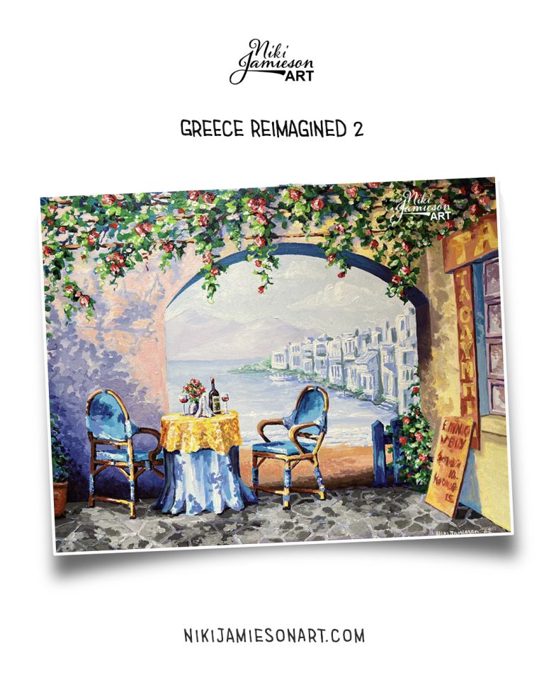 Greek Landscape by Niki Jamieson